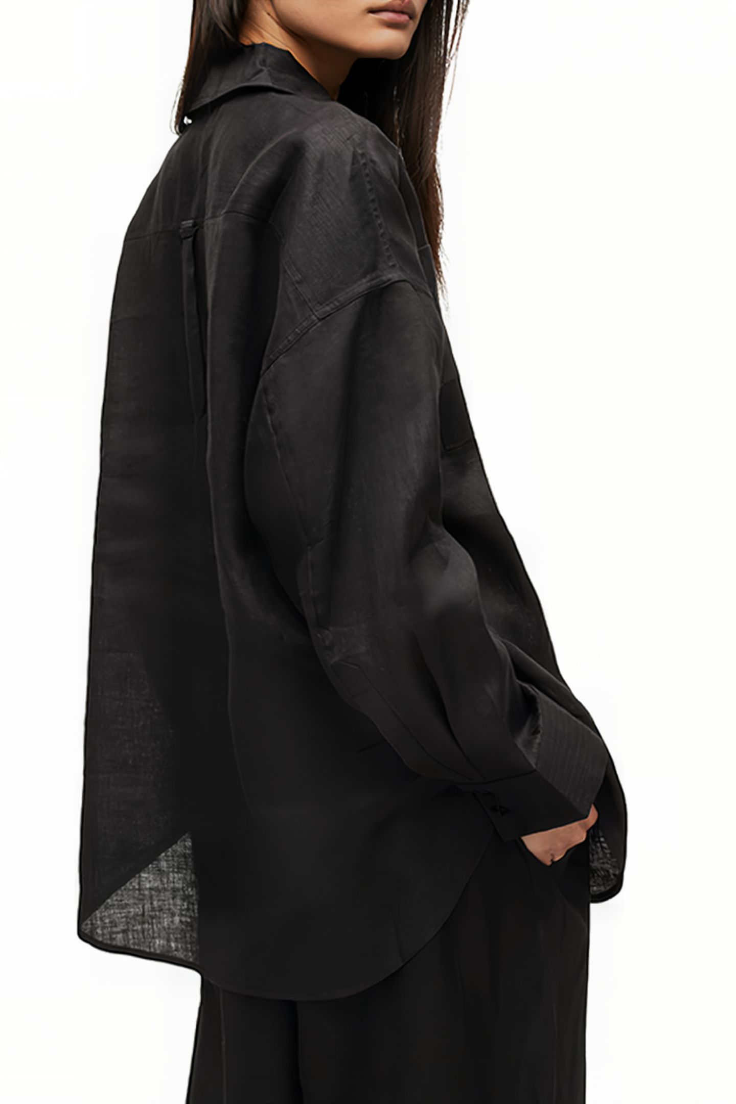 INEZ SHIRT BLACK 2