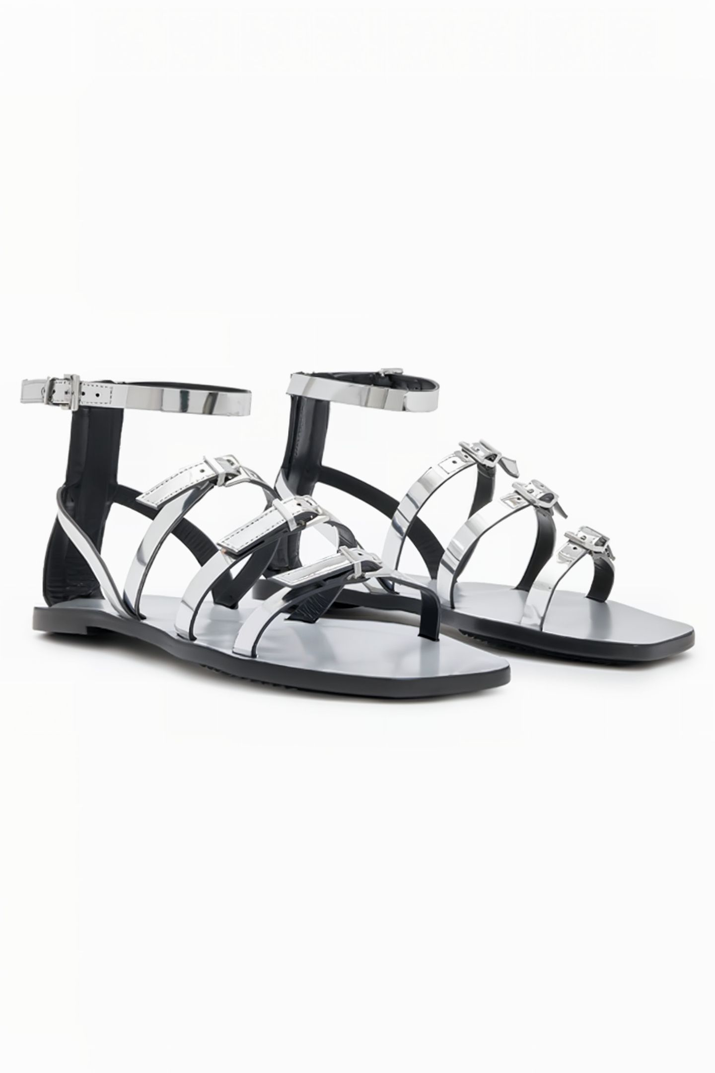 LORE SANDAL MIRROR SILVER 4