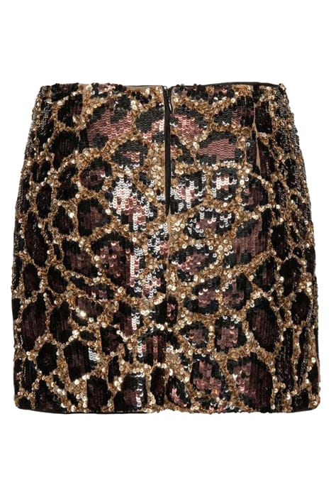 GRASPO GONNA PAILLETTES MACULA MULTI BEIGE/BLACK 8