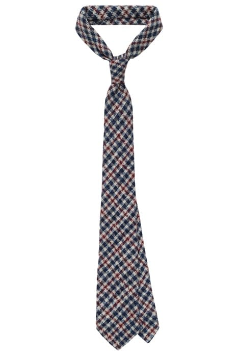 BLUE CHECK TIE 1