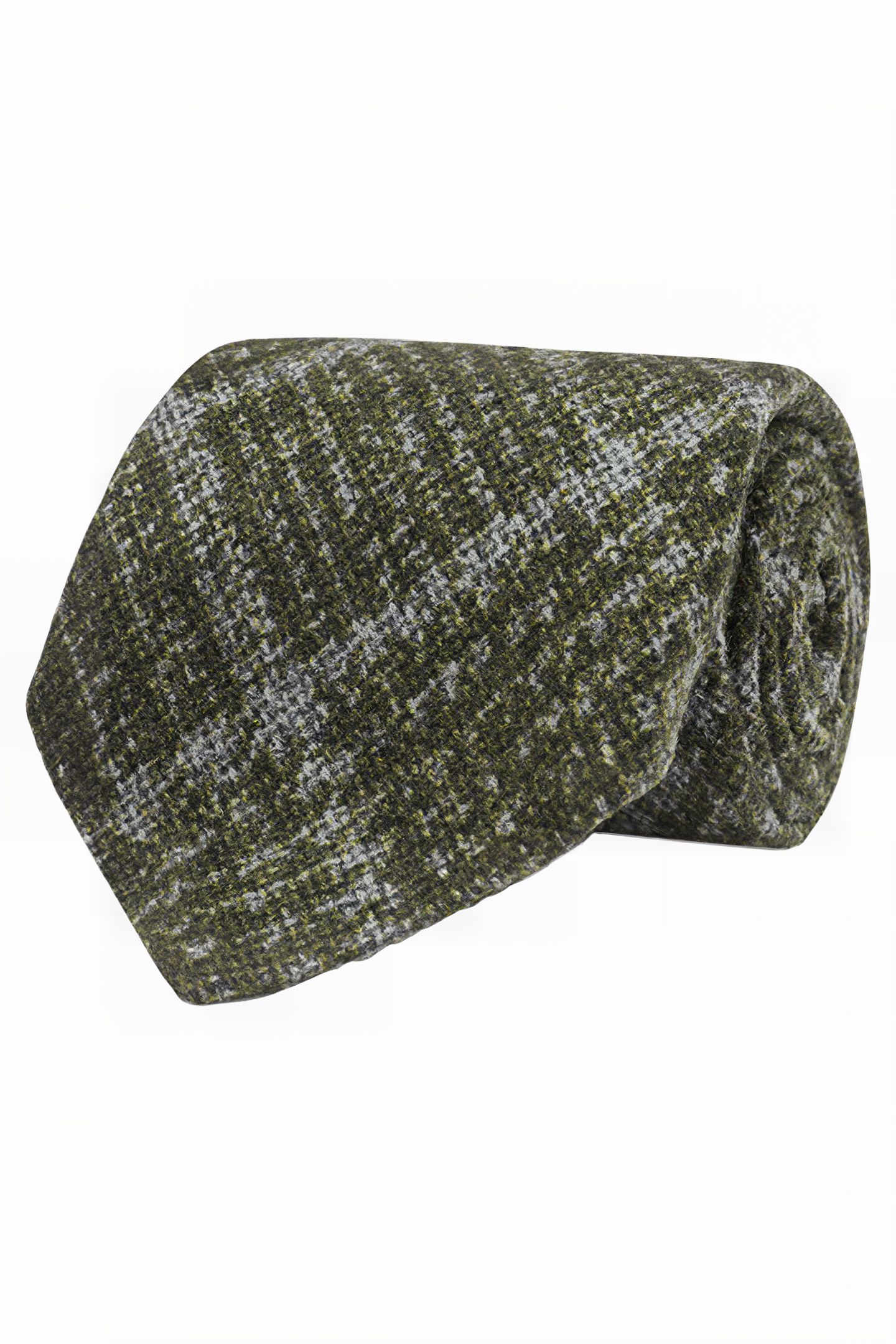 GREEN CHECKED TIE 1