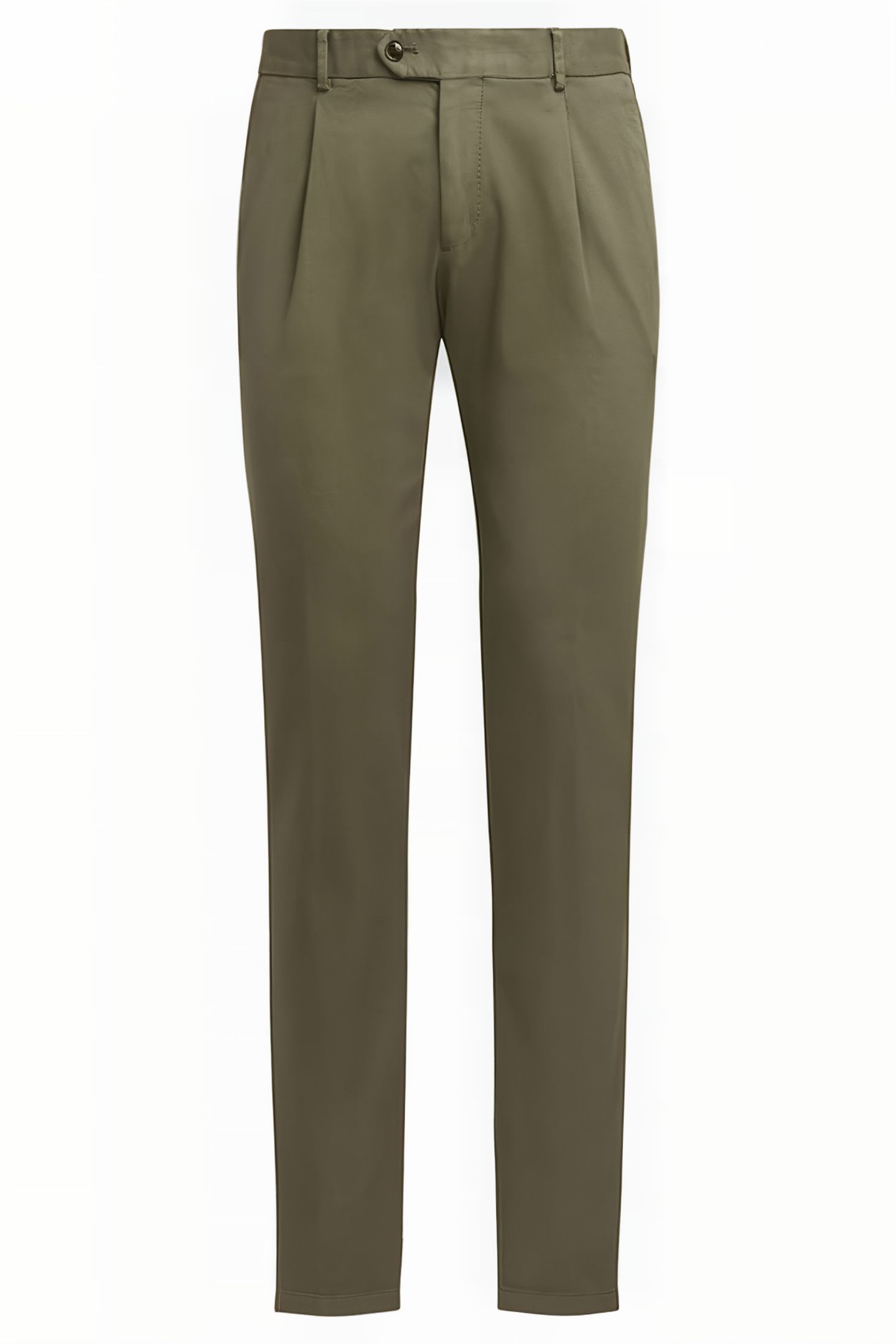 MID GREEN PLEATED CAMPO CHINO 7