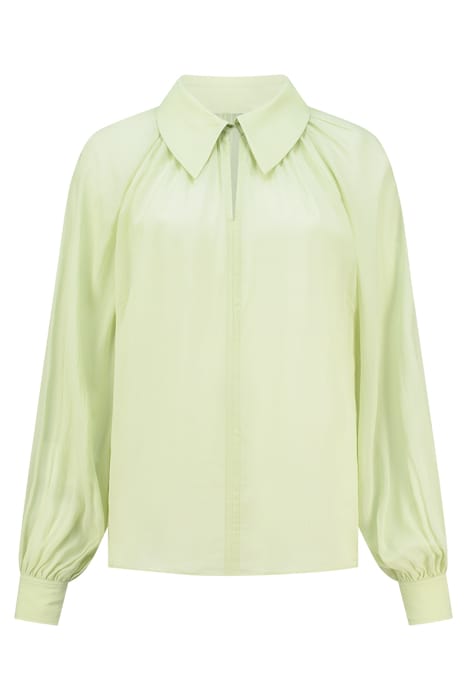 RUNA LOOSE BLOUSE GREEN LIGHT 1