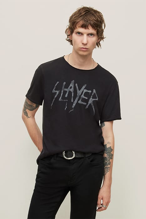 SS RAW EDGE TEE VINTAGE WASH - SLAYER UNDISPUTED A BLACK 1