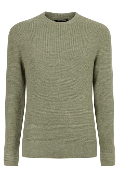 IVAR MERINO CREW SAP GREEN MARL 4
