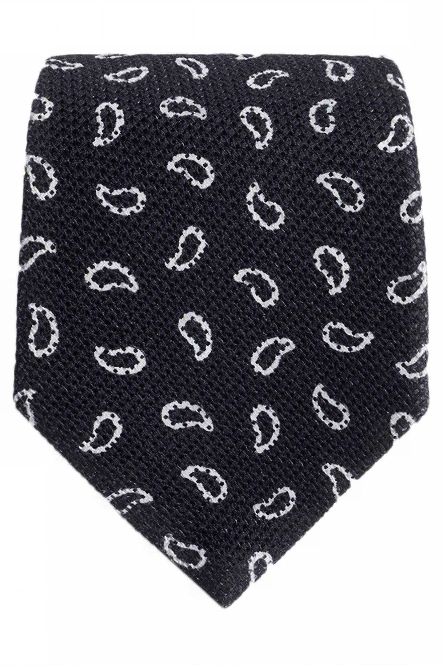 NAVY PAISLEY TIE 2