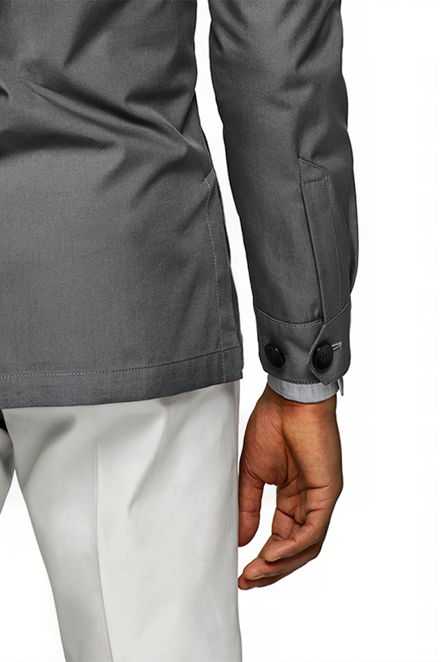 MID GREY GREENWICH SHIRT JACKET 8