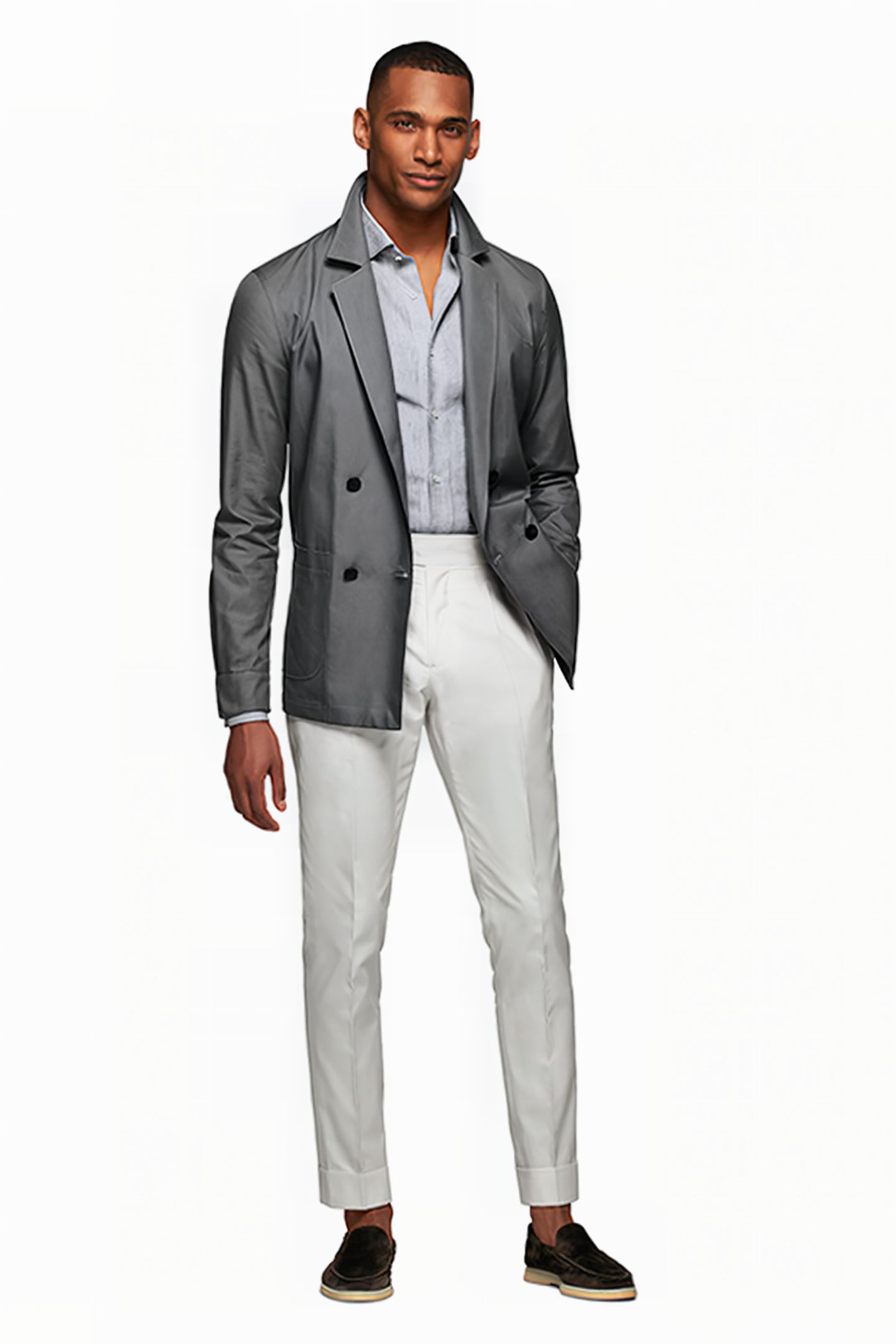 MID GREY GREENWICH SHIRT JACKET 4