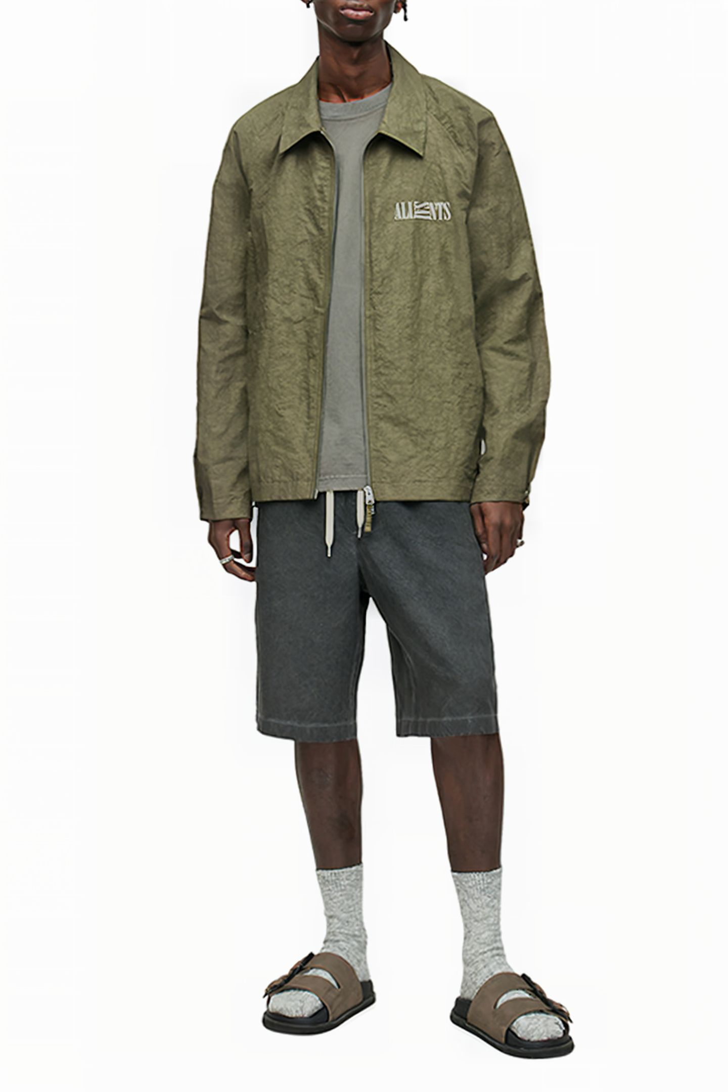 BREAKER JACKET KHAKI GREEN 3
