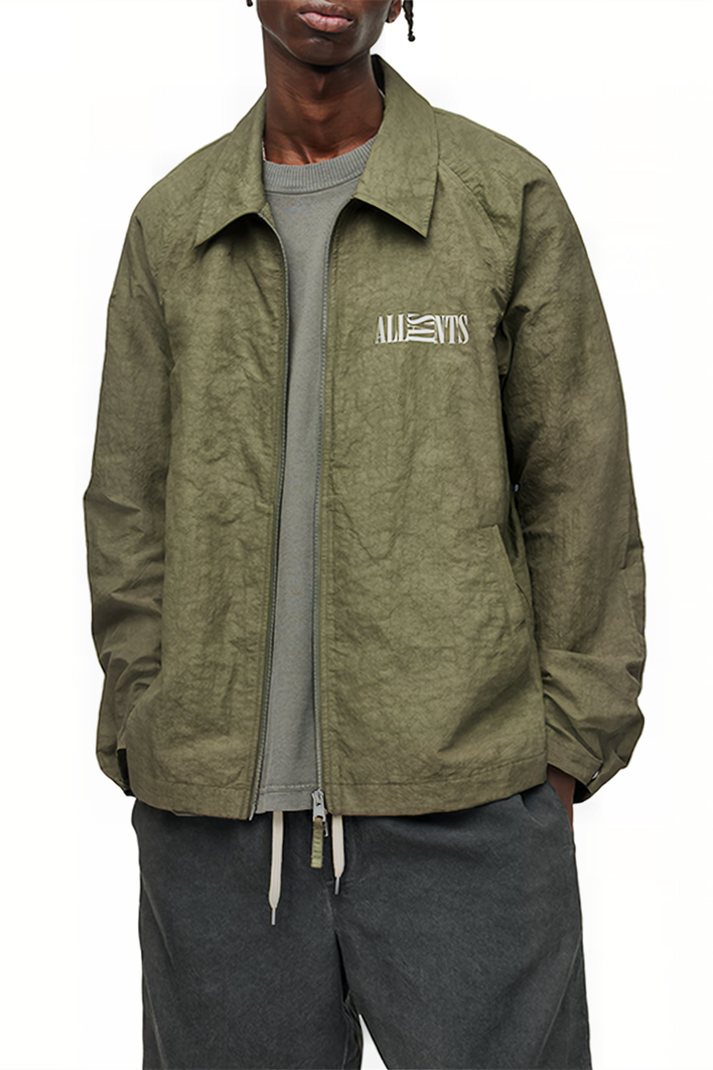 BREAKER JACKET KHAKI GREEN 1