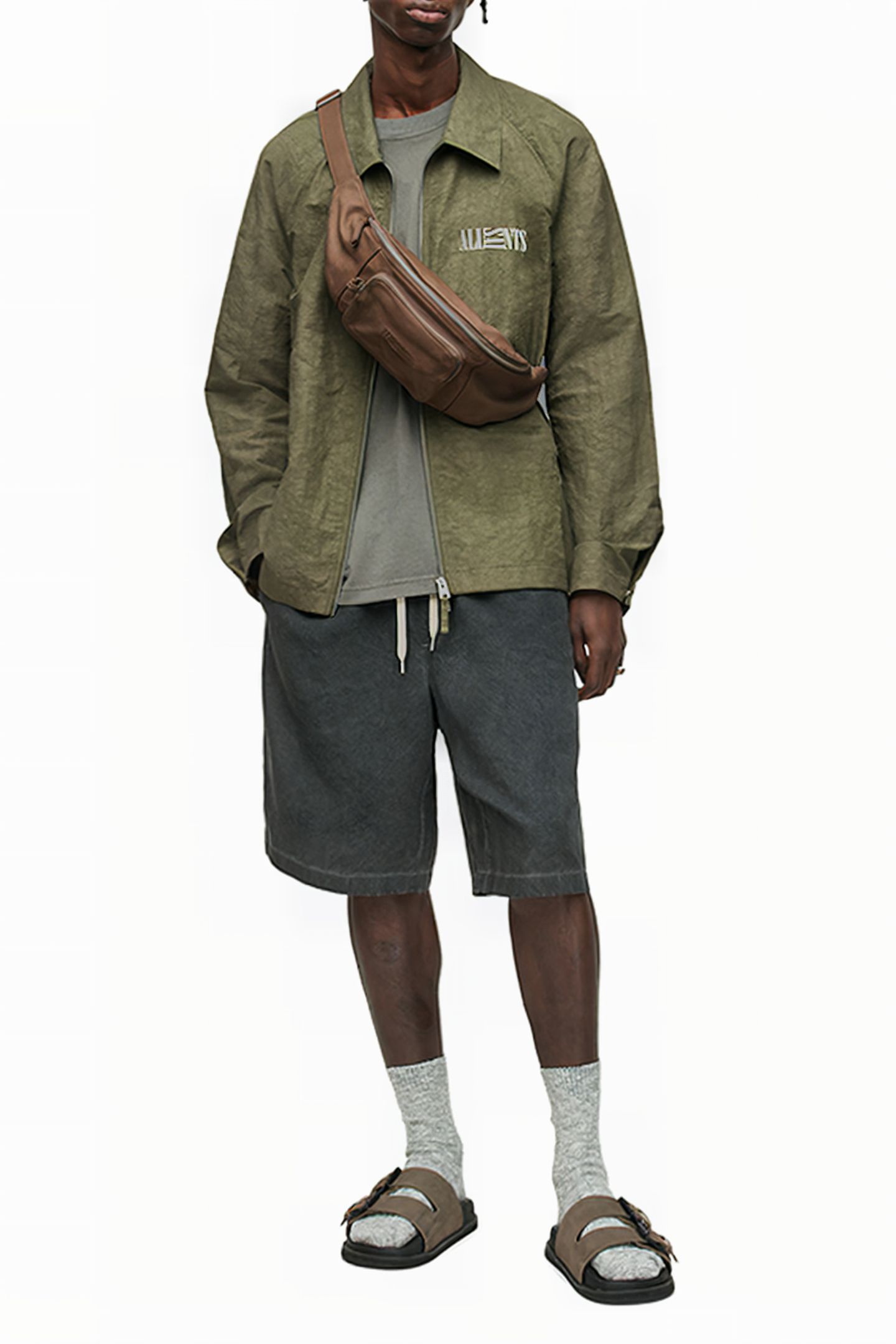 BREAKER JACKET KHAKI GREEN 4