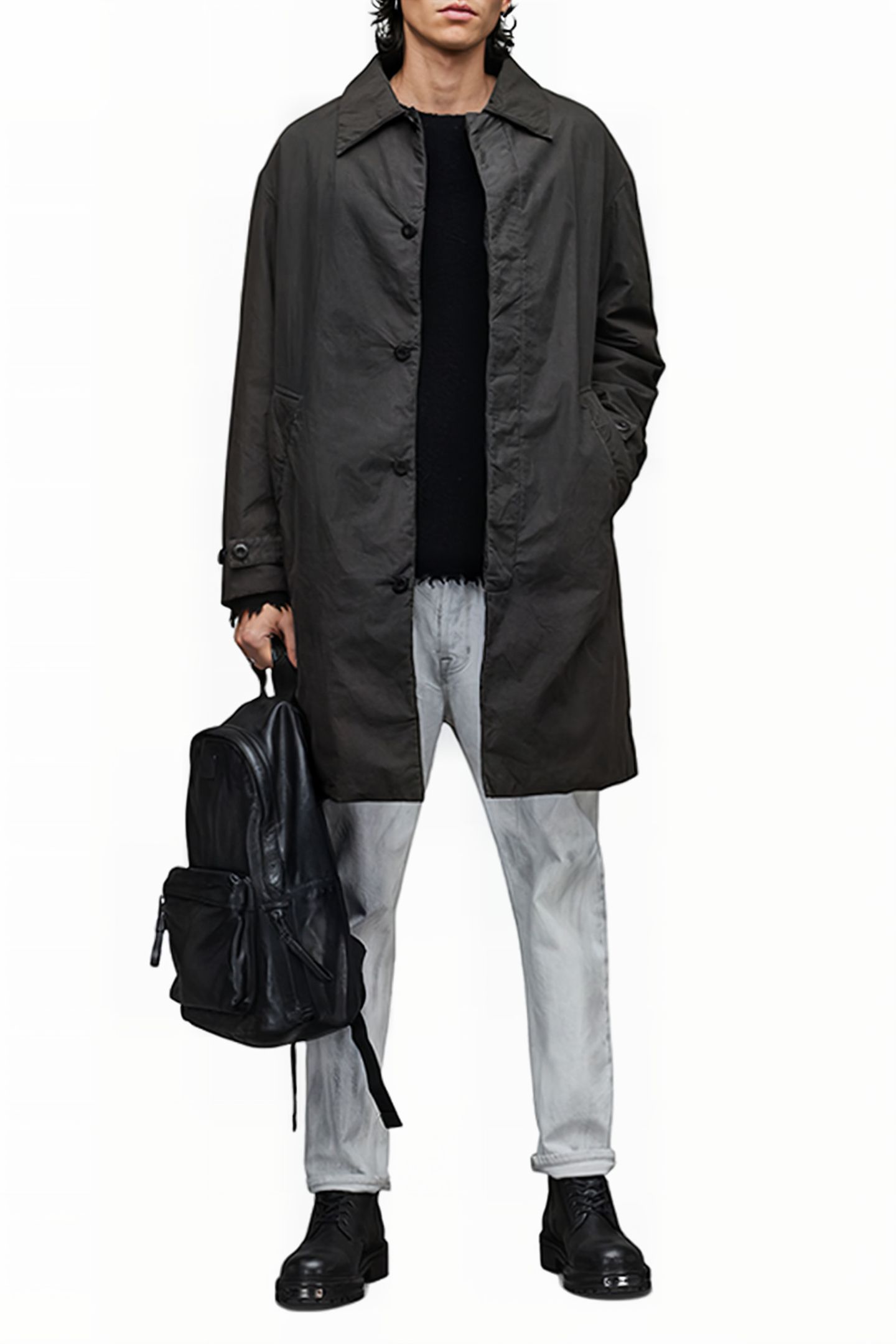BOLAN COAT PIPE GREY 2