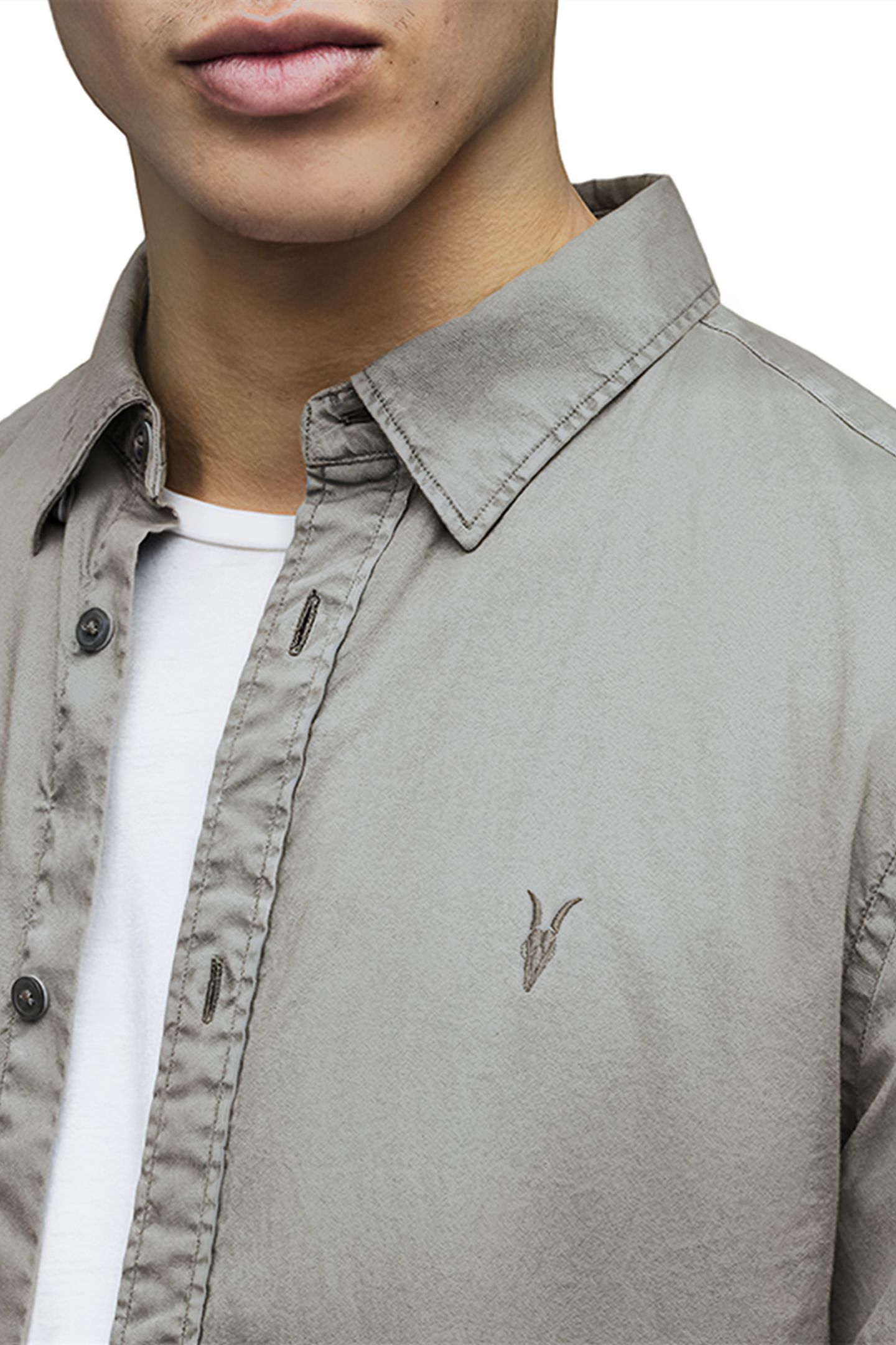 HAWTHORNE LS SHIRT STEREO GREY 4