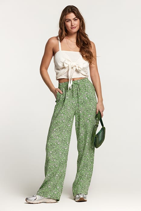 MONACO TROUSERS POOLSIDE PAISLEY KELLY GREEN KELLY GREEN 6