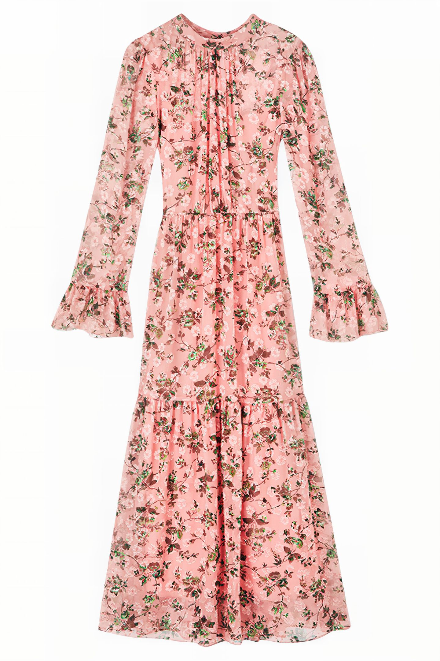 SWINTON MIDI DRESS PINK 4