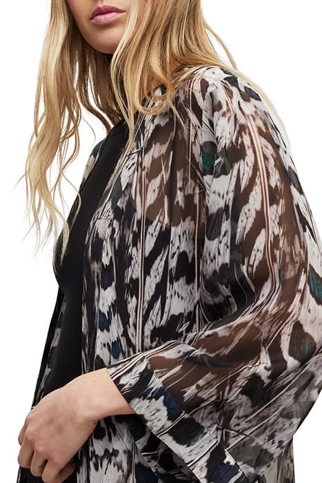 CARINE INES KIMONO WHITE MONO 4