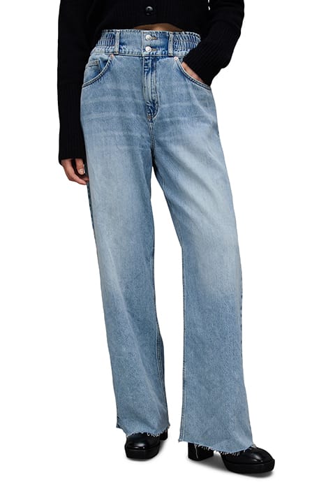 HAILEY WIDE LEG JEAN LIGHT INDIGO 1