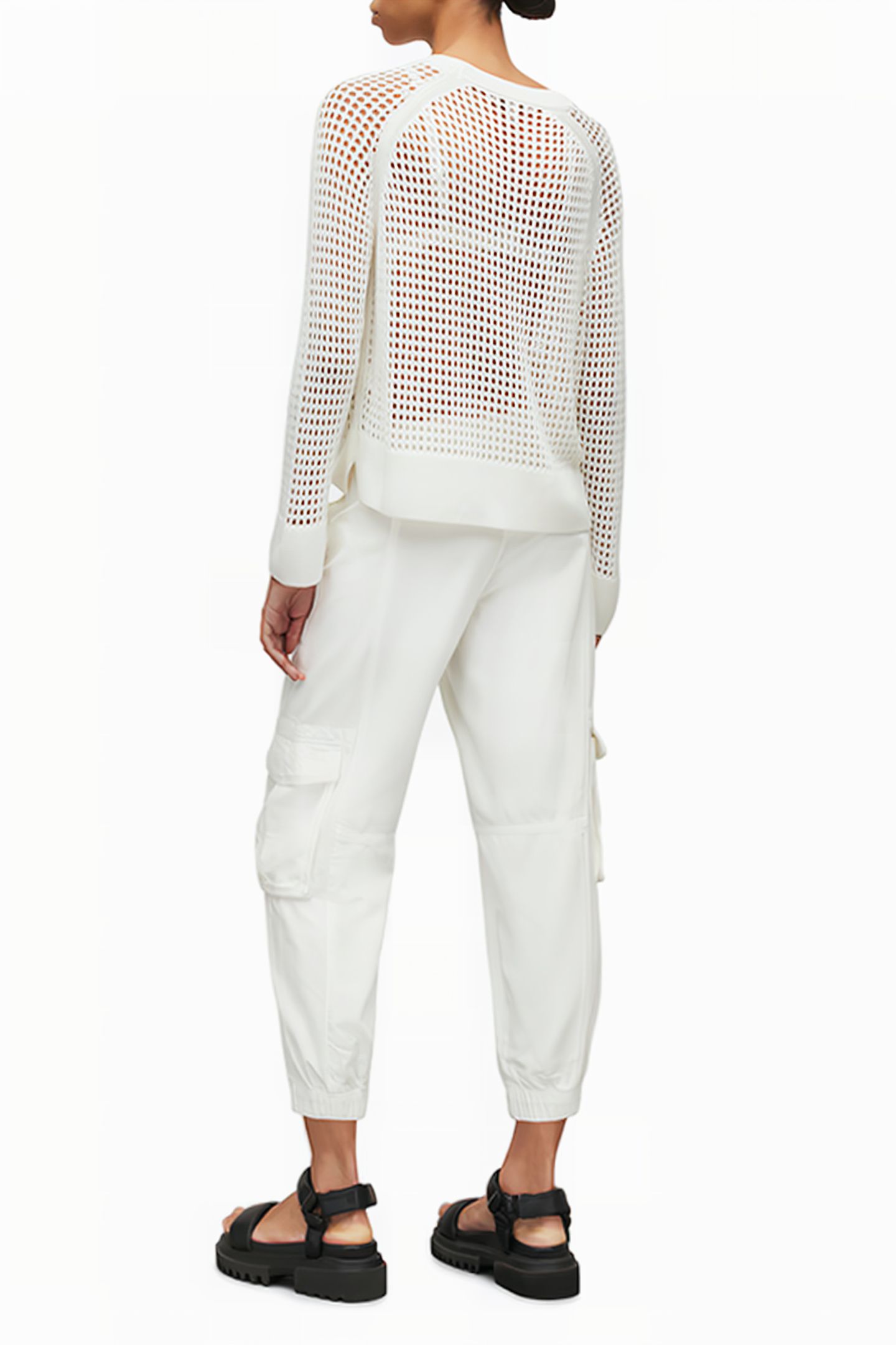 FRIEDA DENIM TROUSER OFF WHITE 3
