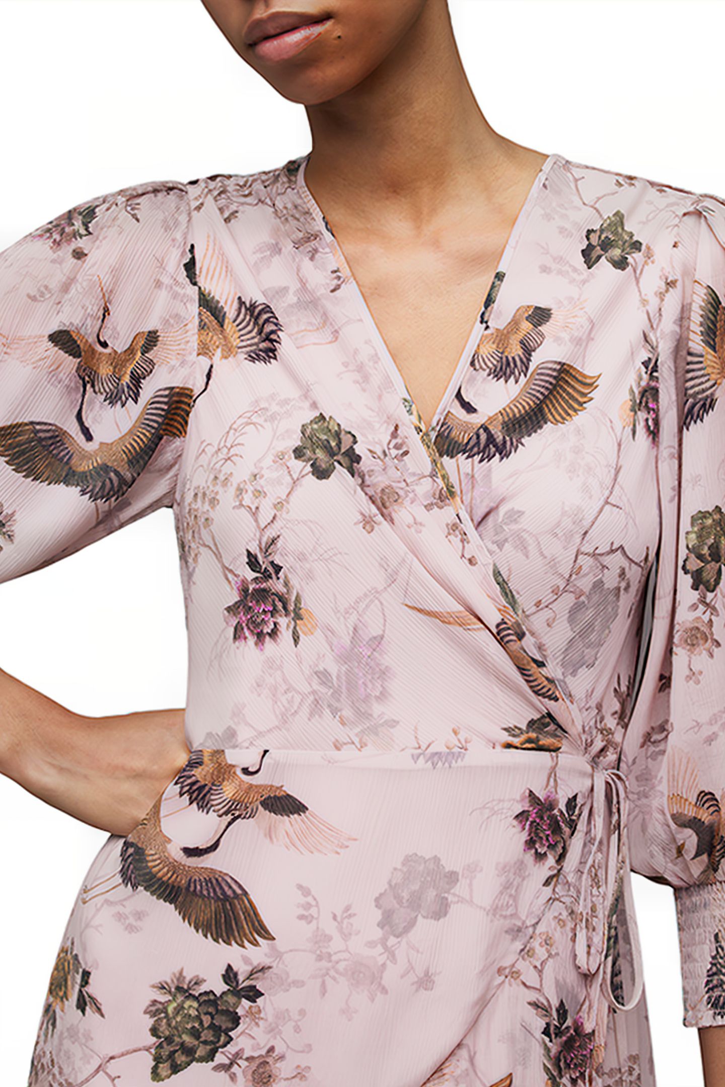 ARI PEGGY DRESS DUSTY PINK 6