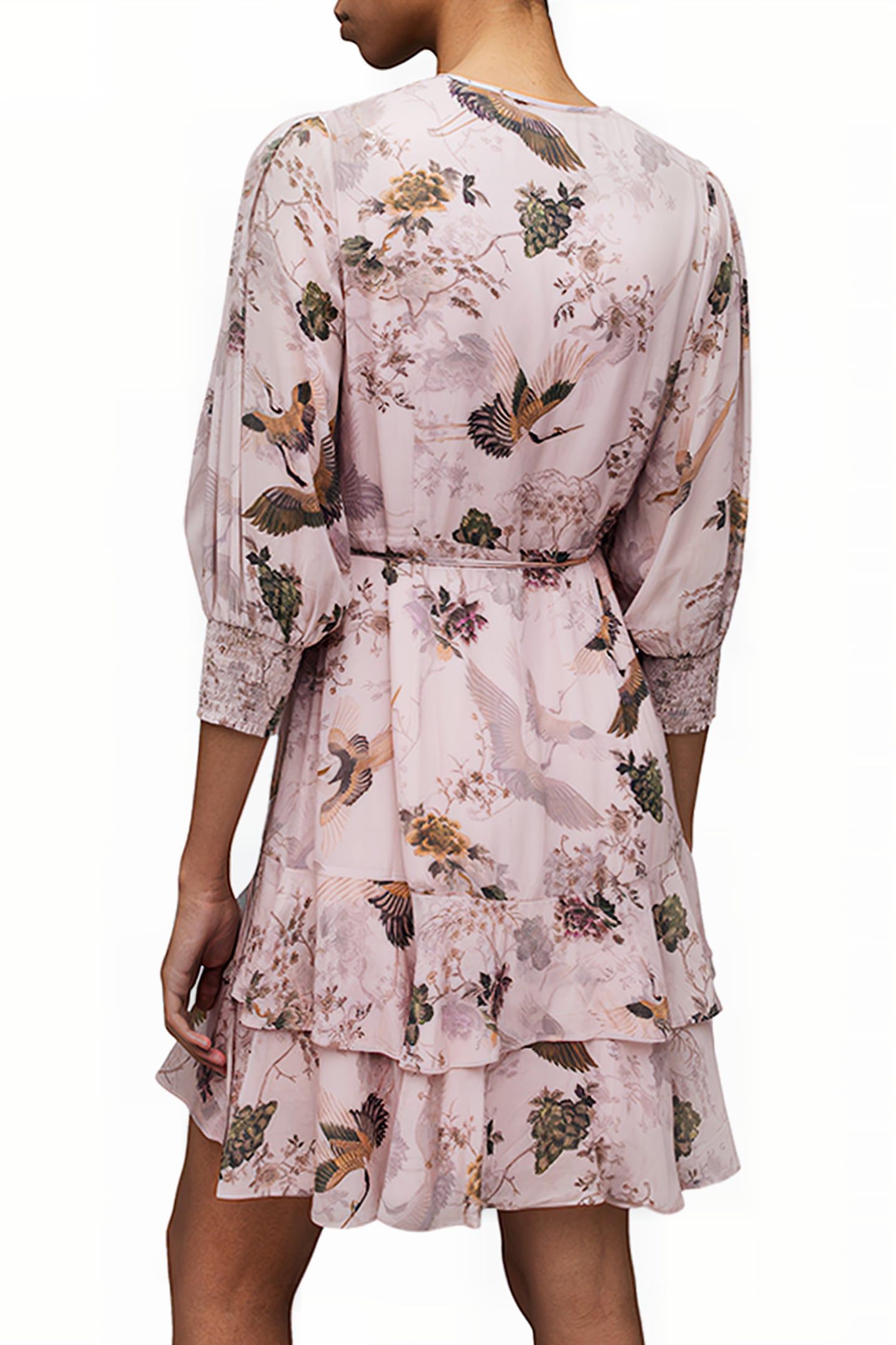 ARI PEGGY DRESS DUSTY PINK 2