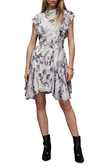FLEUR AUDREY DRESS MONO WHITE 1