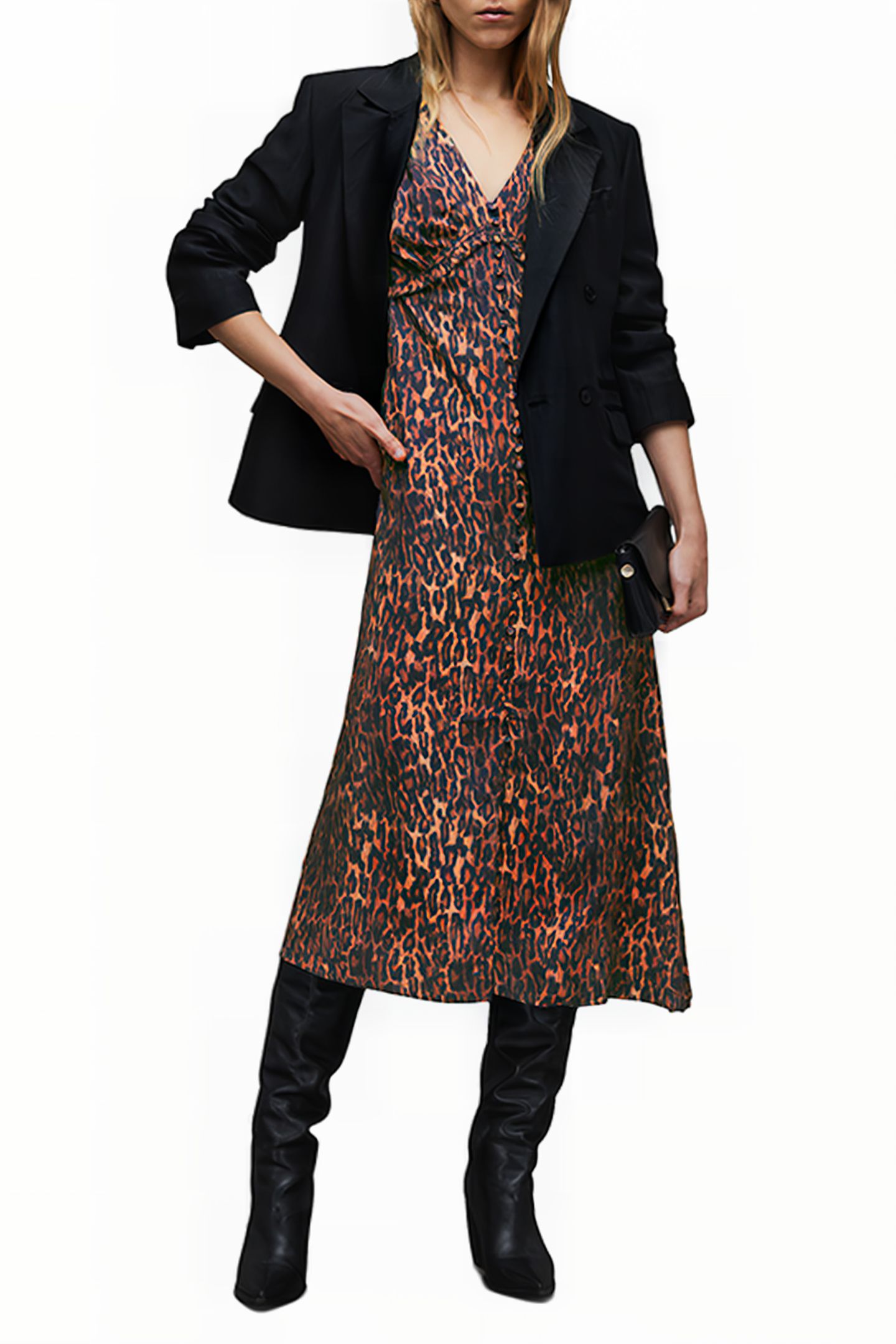 DREA ANITA DRESS NATURAL BROWN 2