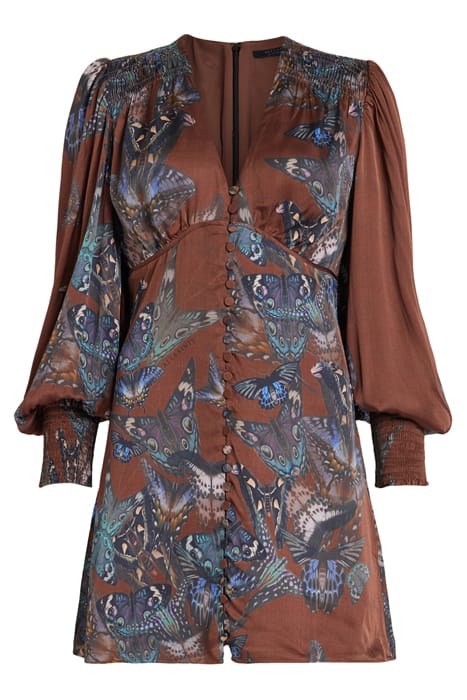 AUDEN DIANA DRESS DEEP COFFEE BROWN 6