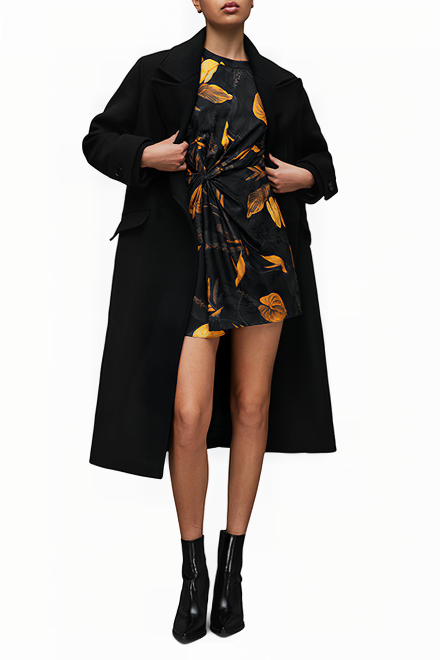 JEMIMA ARETHA DRESS BLACK GOLD 3