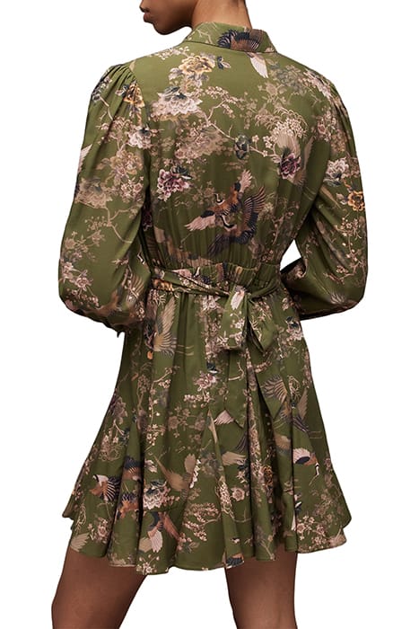 KEELEY PEGGY DRESS KHAKI GREEN 2