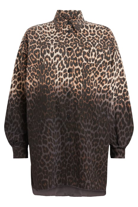 LILY LEPPO SHACKET D ANIMAL BROWN 6