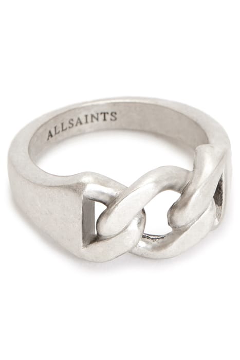 JAY CURB RING WARM SILVER 1