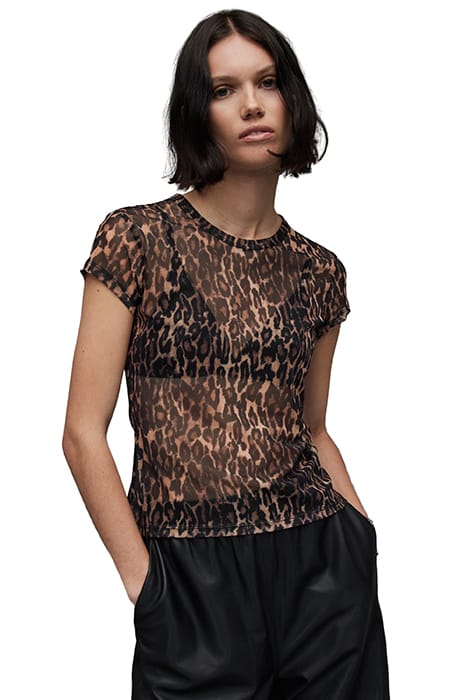 ELLIE ANITA SS TOP NATURAL BROWN 1