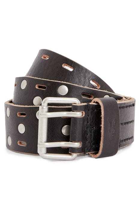 REIGN STUD BELT BLACK/DULL NICKEL 1