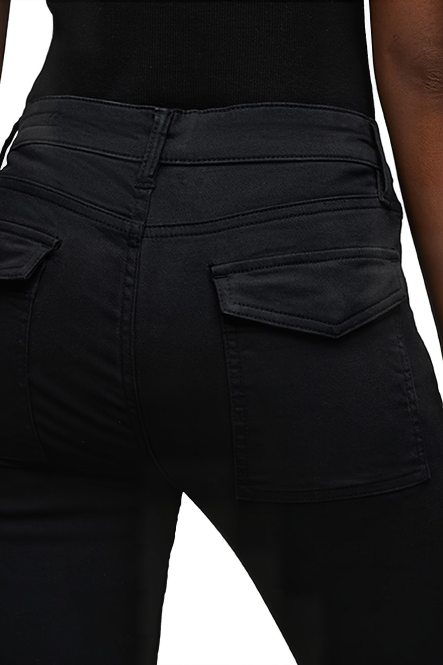 DEMI ZIP SKINNY JEAN BLACK 4