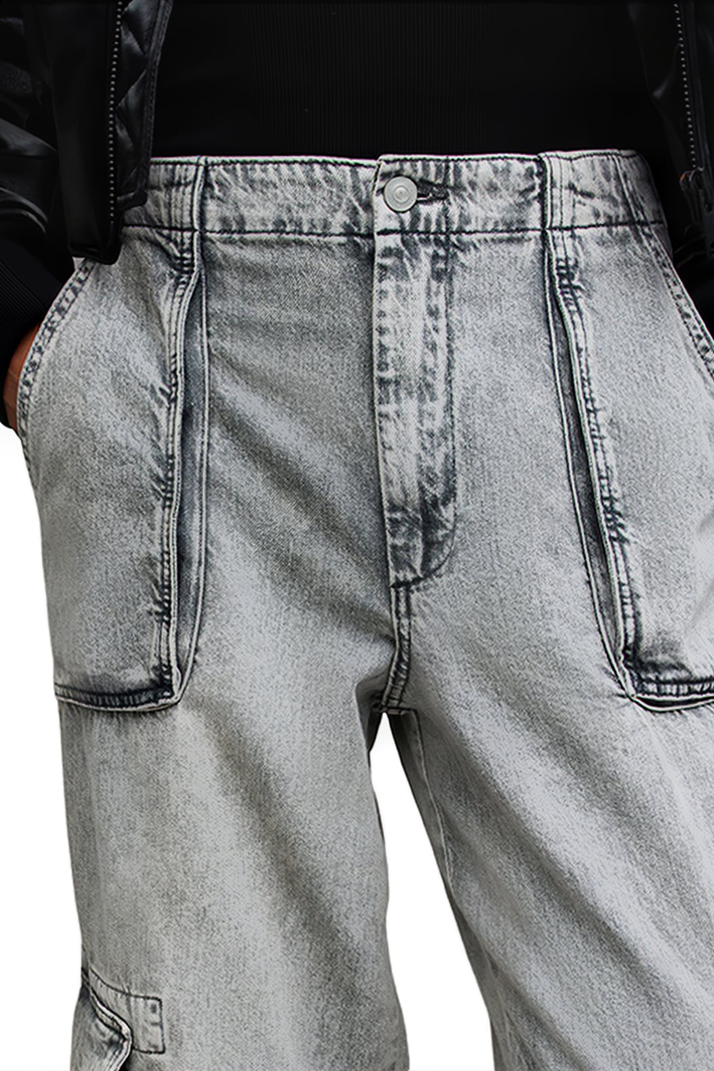 FRIEDA STRAIGHT TROU WASHED GREY 4