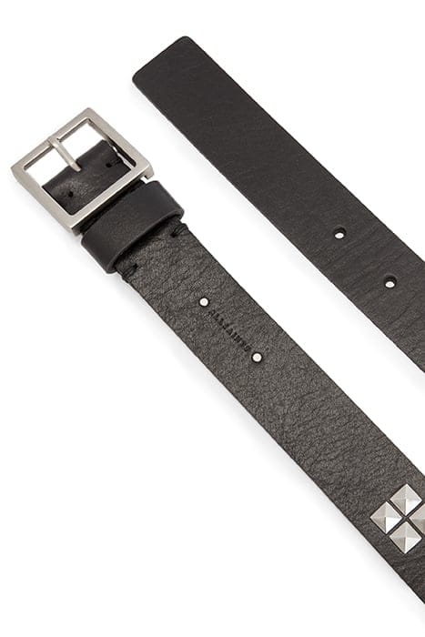 ALEXIA STUD BELT BLACK/DULL NICKEL 4