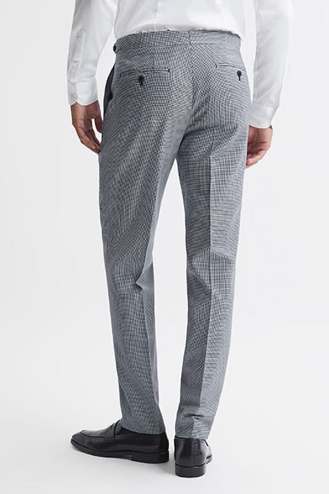 GRANGE SUIT PANTS — NAVY/WHITE 2