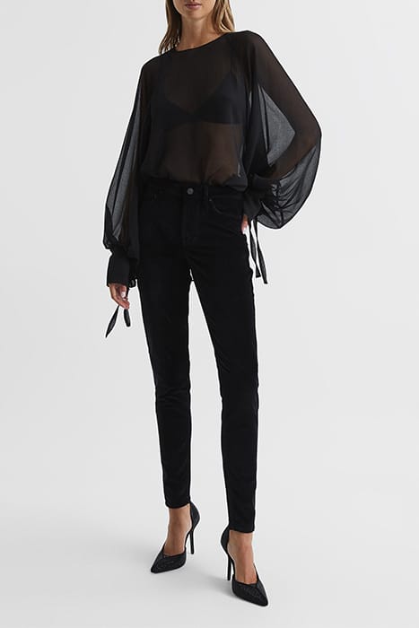 LUX SKINNY PANTS — BLACK 3