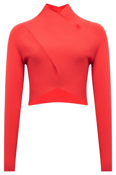 ELSIE LONG-SLEEVED TOP — CORAL 5