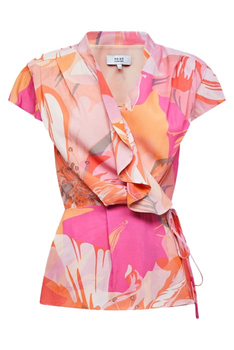 COREY BLOUSE PINK BLOUSES — MEASUREMENTS OF MODEL 7