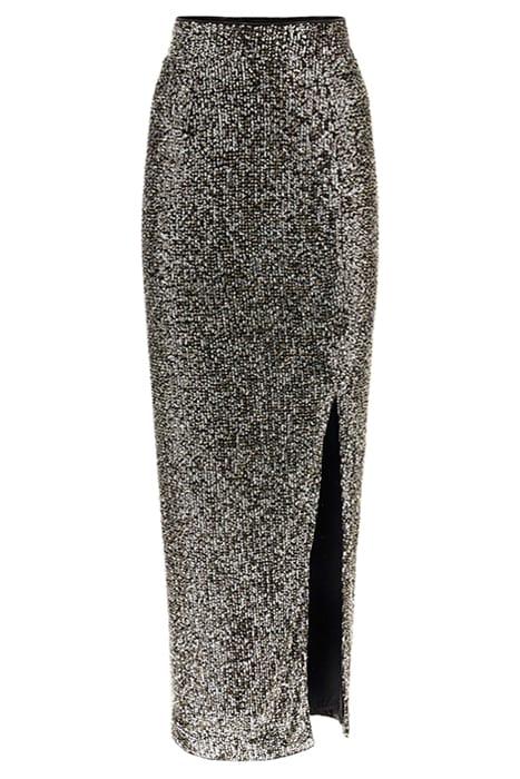 MARCIANO BY GUESS SPARKLE THE DARK JET BLACK MINI SKIRT MULT 7