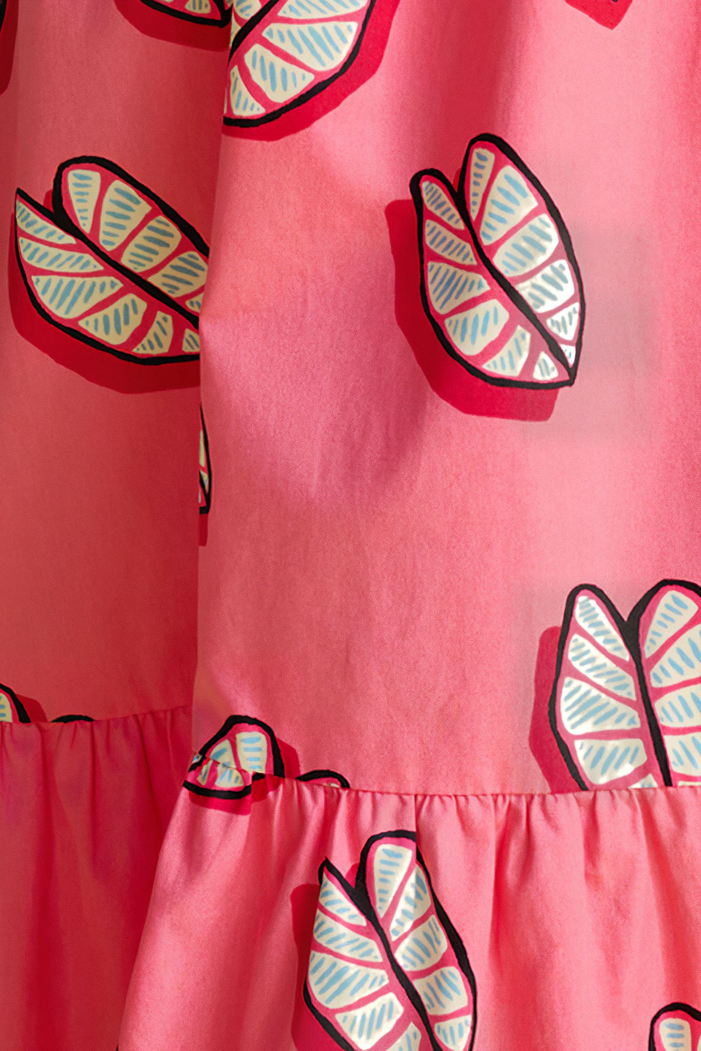 DRESS - LEAF IT PINK 7