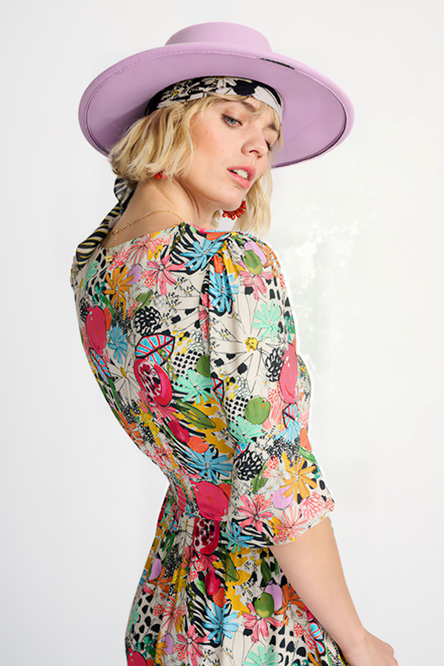 DRESS - LIV TROPICAL BOUQUET 6