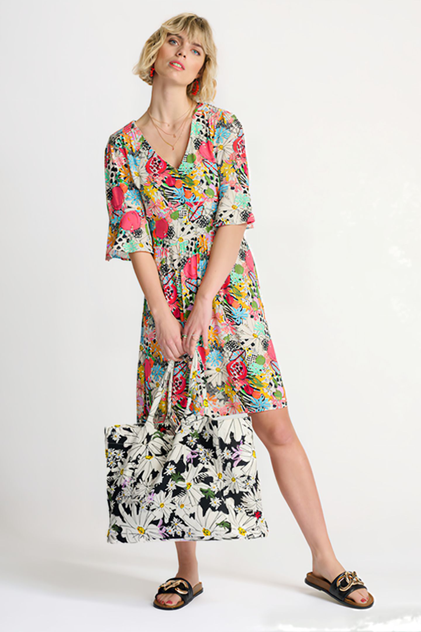 DRESS - LIV TROPICAL BOUQUET 4