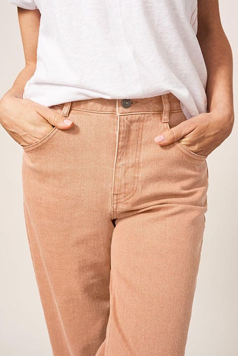 LEIGHTON CLAYDYE STRAIGHT JEAN MID CORAL 3