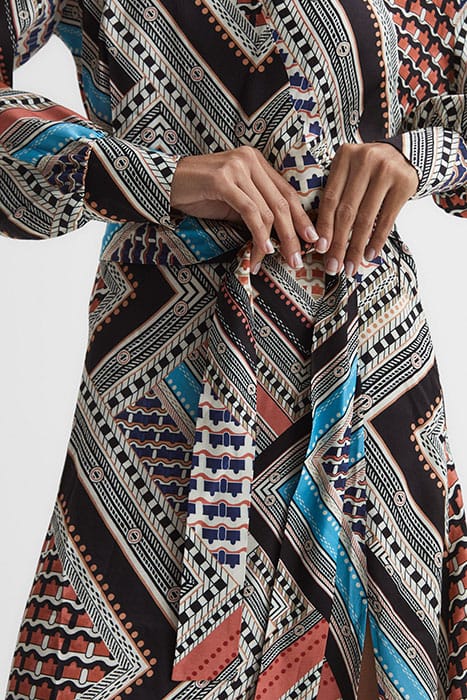 ALEGRA MIDI DRESS — PINK/BLUE 6