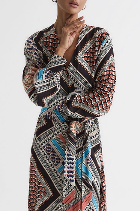 ALEGRA MIDI DRESS — PINK/BLUE 5