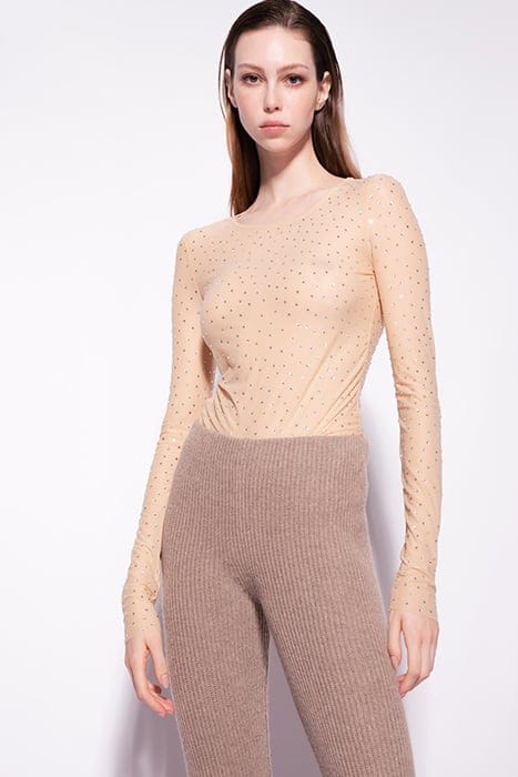 BERLINO 6 MAGLIA CHARMEUSE FUL MATT ALMOND 1