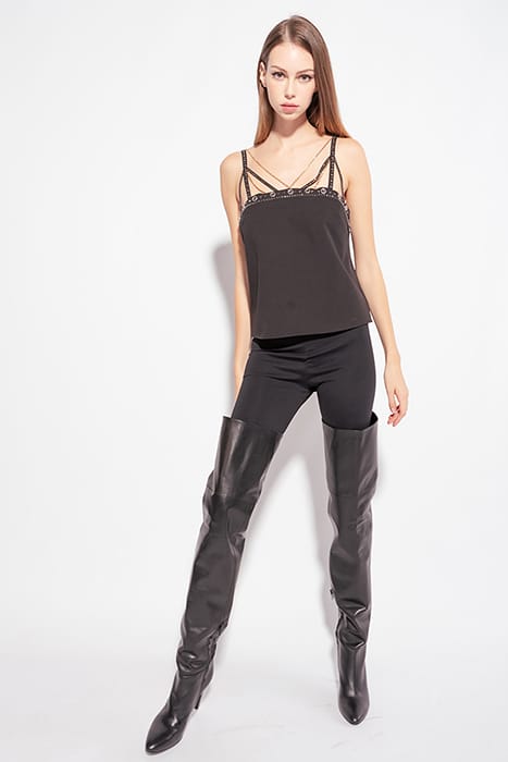 TABITA TOP CREPE ACCOPPIATO RI BLACK 2