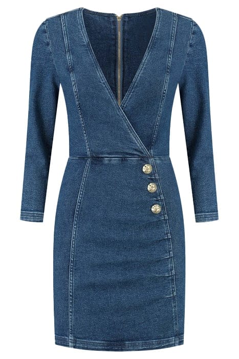 BEX DRESS MID BLUE 1